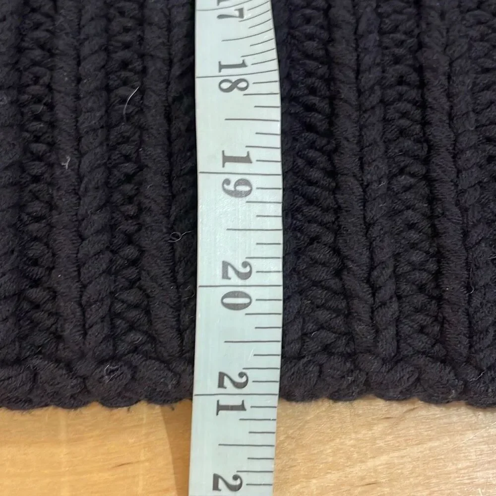 Free People Womens Open Chunky Knit‎ My Only Sunshine Sweater Black Size XS